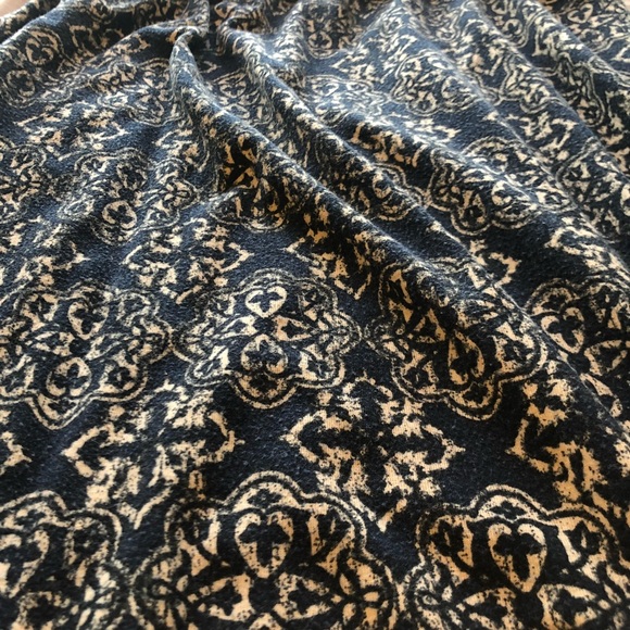 ❤️SALE❤️Boho navy and cream maxi skirt. - Picture 4 of 8